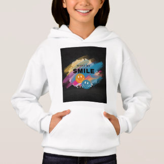 "MAKE ME SMILE" Gehäuse-Design. Hoodie