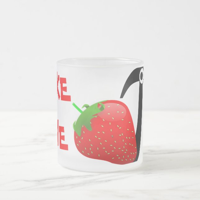 MAKE MINE Strawberry PI Mattierte Tasse (Mittel)