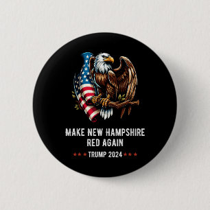 Make New Hampshire Red Again Adler Republikaner Tr Button