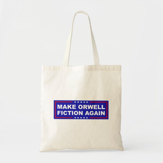 Make Orwell Fiktion Wieder Tragetasche (Vorne)