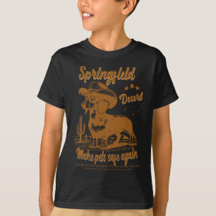 Make Pets Safe Again Cowboy Dachshund Hund Abstimm T-Shirt