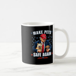 Make Pets Safe Again Lustig Pro Trump 2024  Kaffeetasse