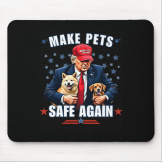 Make Pets Safe Again Lustig Pro Trump 2024  Mousepad