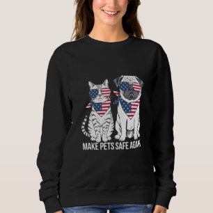 Make Pets Safe Again Trump Harris Debatte Hunde Ka Sweatshirt