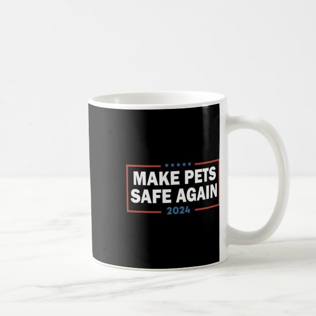 Make Pets Safe Again Trump Harris Debatte über das Kaffeetasse (Rechts)