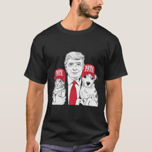 Make Pets Safe Again Wahl Mega Trump Lustige Debat T-Shirt