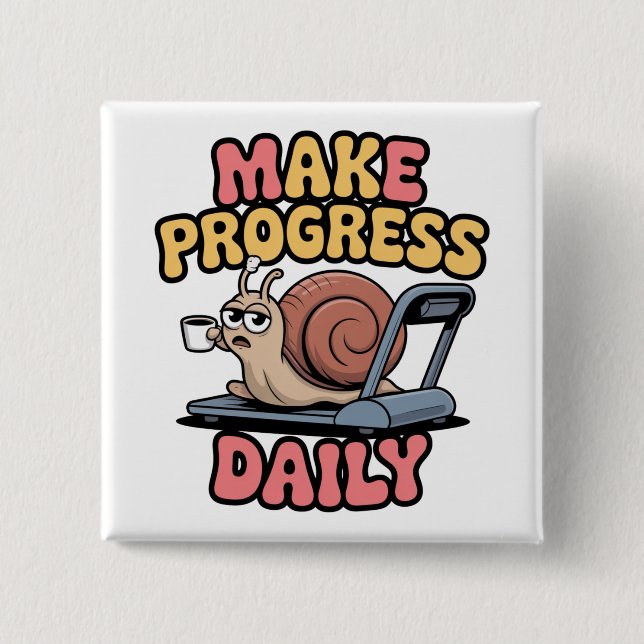 Make Progress Daily Button (Vorderseite)