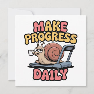 Make Progress Daily Einladung