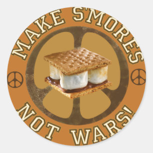 Make S'more not Wars Aufkleber