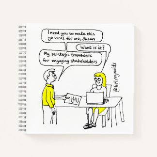 'Make this go viral for me' notebook Notizbuch