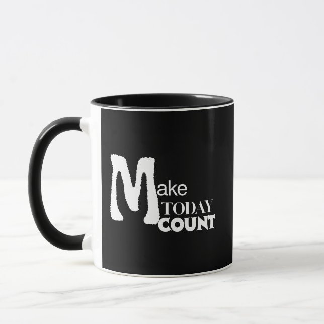 Make Today Count Daily Focus Tasse (Links)