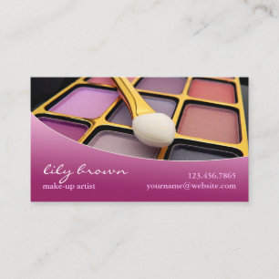 Make-up Artist Business Card Visitenkarte