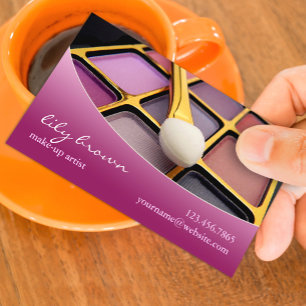 Make-up Artist Business Card Visitenkarte