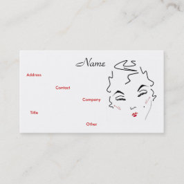 Make-up Artist Classic II Business Card Visitenkarte