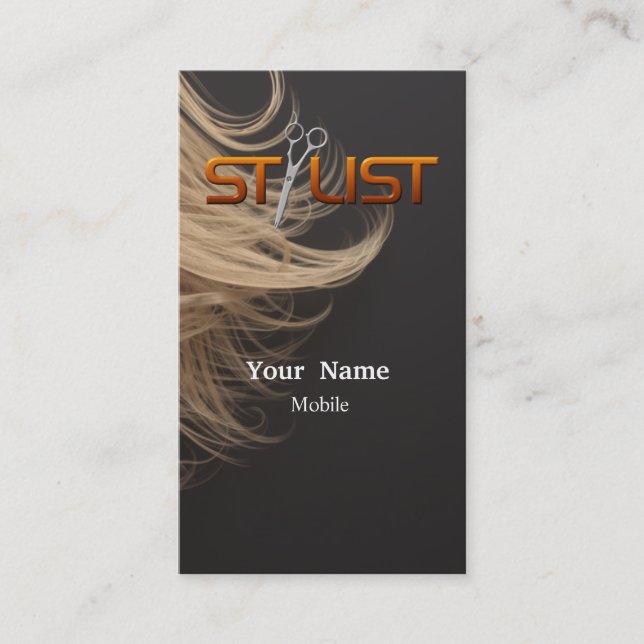 Make Up Artist - Hair Stylist Visitenkarte (Vorderseite)