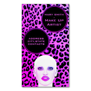 Make up Artist Magnetische Visitenkarte