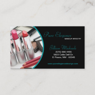 Make-up Artist Make up Woman Business Card Visitenkarte