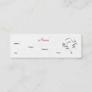 Make-up Artist Trendy IV Mini Visitenkarte