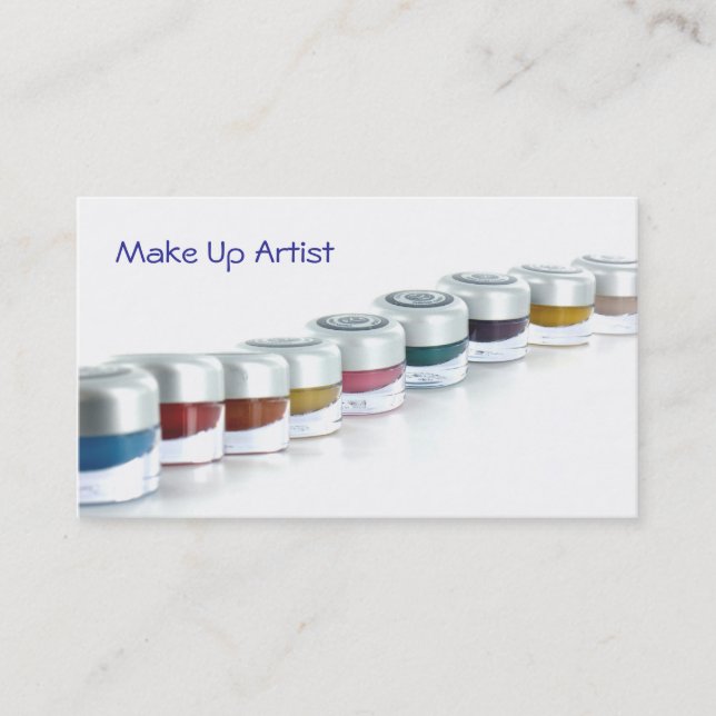 Make Up Artist Visitenkarte (Vorderseite)