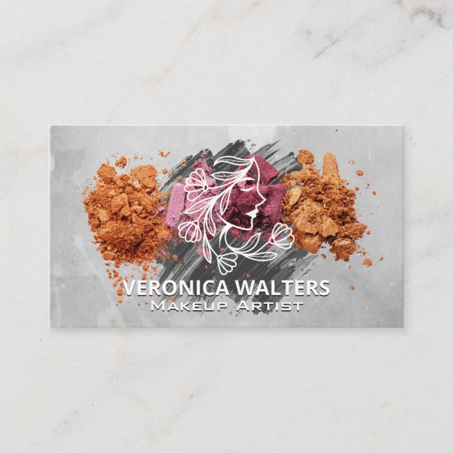 Make up Beauty Logo | Kosmetik Treuekarte (Vorderseite)