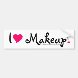 Make-up des Herzens I! Autoaufkleber