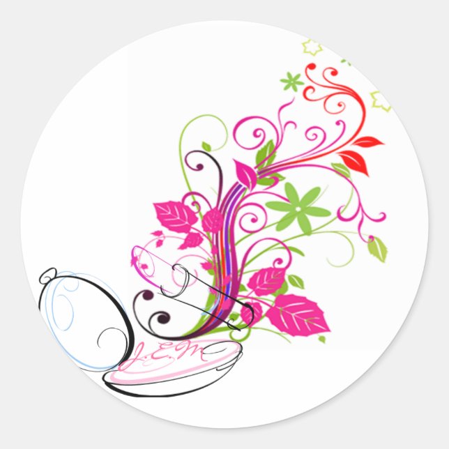 Make-up, J.E.M Runder Aufkleber (Vorderseite)