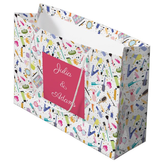 Make-up-Kits-Geschenktasche Große Geschenktüte (Vorderseite Schrägansicht)