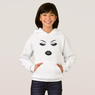 Make-up mit Glittereffekt Hoodie