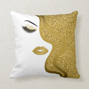 Make-up mit Glittereffekt Kissen