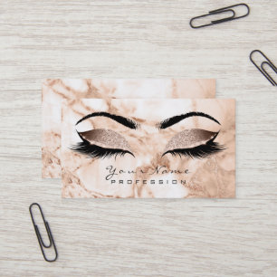 Make-up mustert visitenkarte
