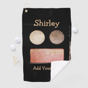 Make-up Palette-Face von Shirley Taylor Golfhandtuch