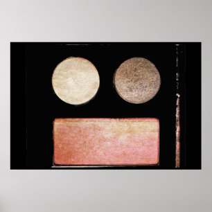 Make-up Palette-Face von Shirley Taylor Poster