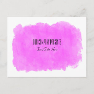 Make-up Rosa Schönheits-Event-Workshop Glamour Tre Postkarte