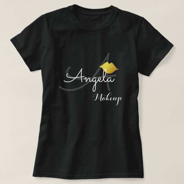 Make-up Salon Uniform (oder für den persönlichen G T-Shirt (Design vorne)