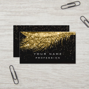 Make-upaugenbrauen-Peitschen-Glitzer-metallisches Visitenkarte