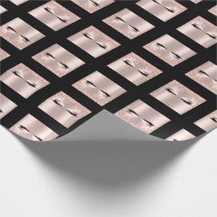 Make-upereignis-Peitschen-Rosen-Funken Geschenkpapier