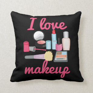 Make-upkosmetik der Liebe I dekoratives Kissen
