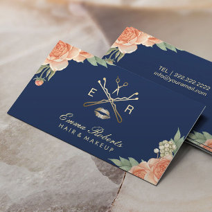 Make-upkünstler-Haar-Salon-Vintages Visitenkarte