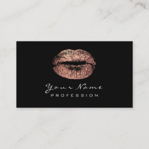 Make-upkünstler-LippenRosen-Goldlippenstift Visitenkarte