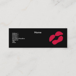 "Make-upkünstler " Mini Visitenkarte