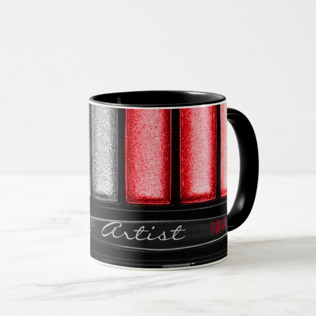 Make-upkünstler-Tasse Tasse (VorderseiteRechts)