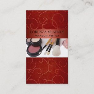 Make-upkünstlerii beruflicher Cosmetologist Visitenkarte
