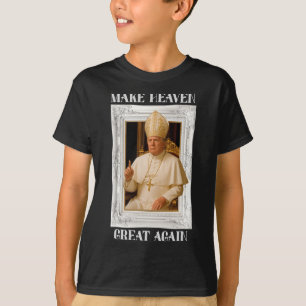 Make Vatican Great Again Lustiger Papst Trump Retr T-Shirt