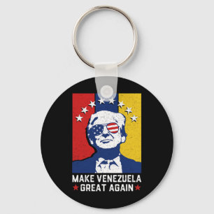 Make Venezuela Great Again 2026 Lustiges Trump Mem Schlüsselanhänger