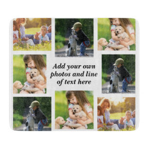 Make your own photo collage and text  schneidebrett