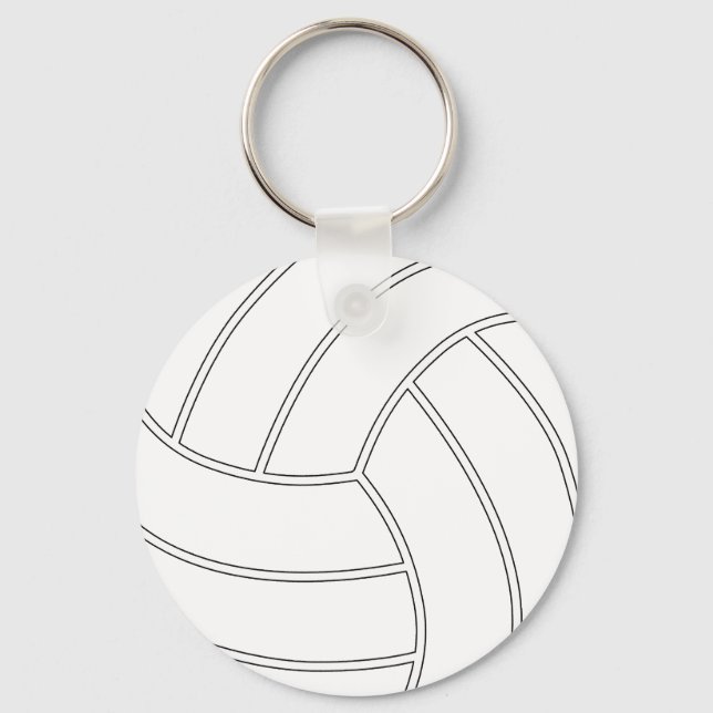 Make Your Own Volleyball Keychain Schlüsselanhänger (Vorderseite)