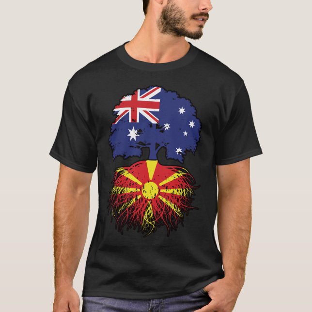 Makedonien Australischer Tree T-Shirt (Vorderseite)