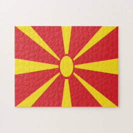 Makedonien Flag Jigsaw Puzzle