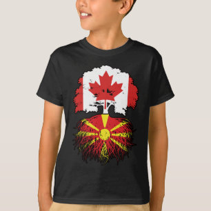 Makedonien Kanada Tree Roots T-Shirt