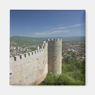 MAKEDONIEN, Ohrid. Burg Car Samoil / Magnet